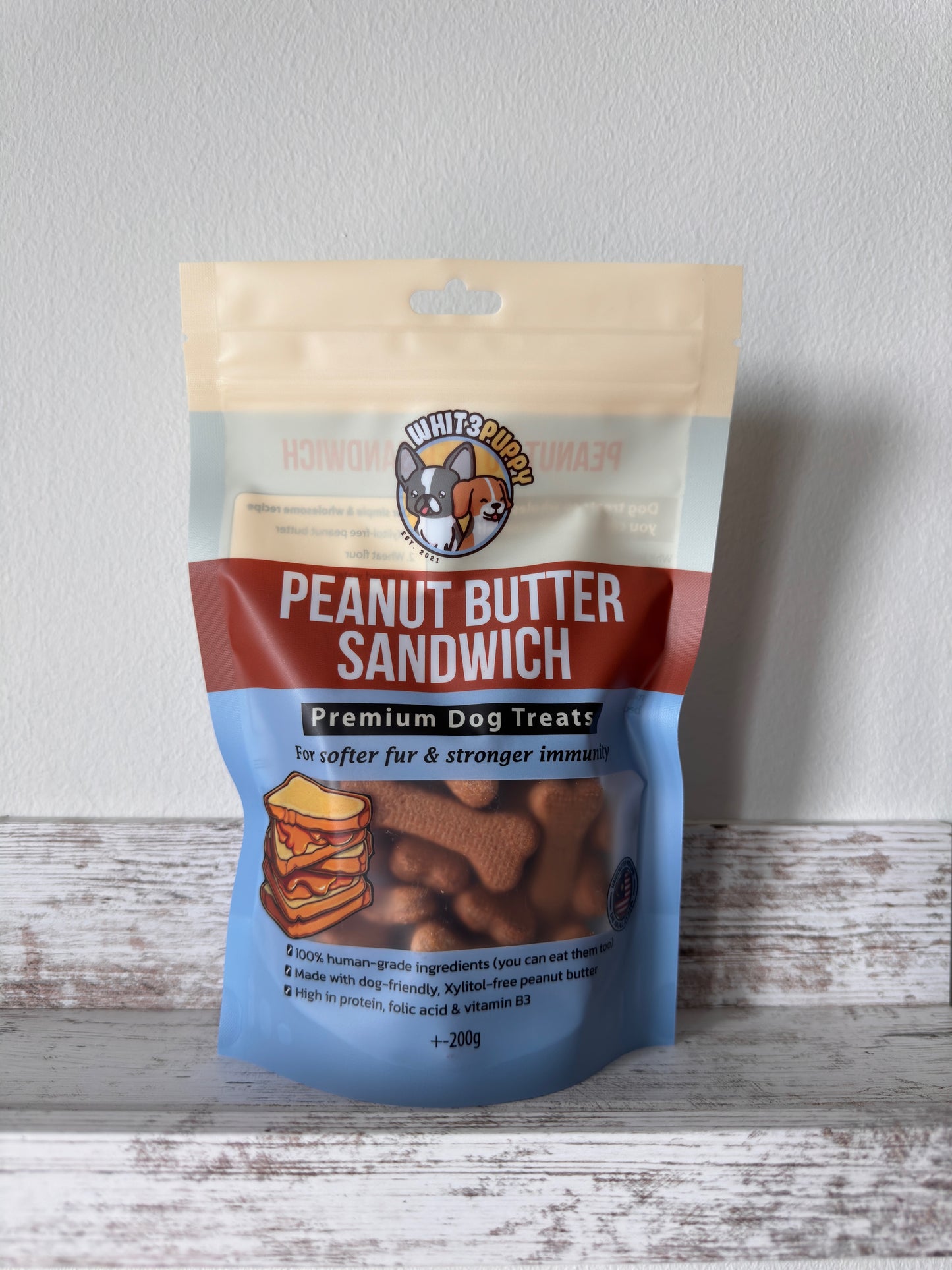 Peanut Butter Sandwich Healthy Dog Treats